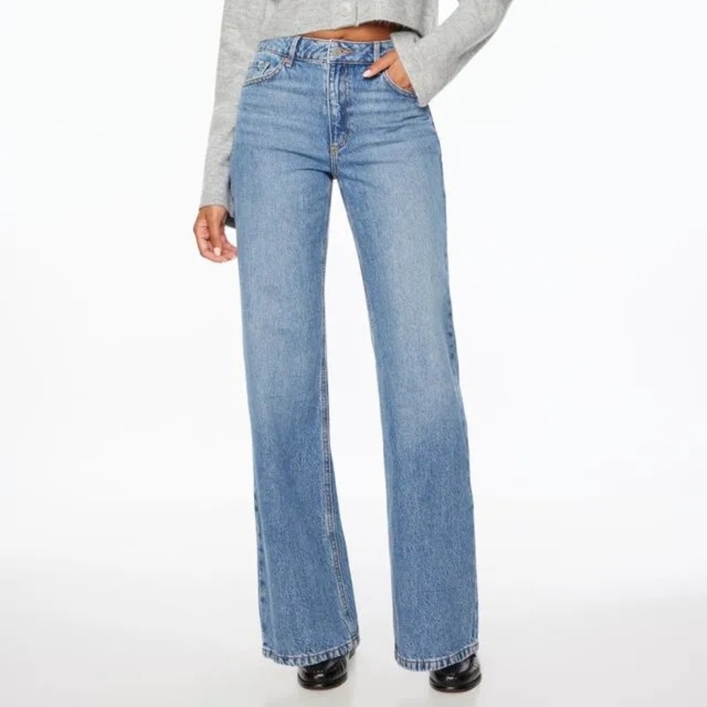 Dynamite Denim Heidi Wide Leg Jeans Size 26 Short